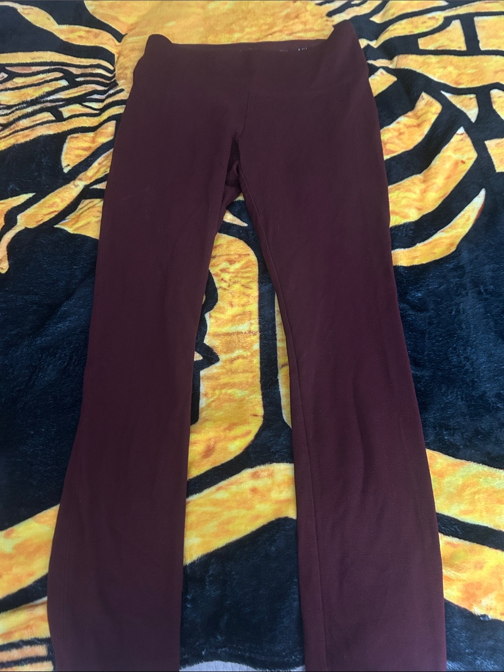 WHIT Kids Stretch Leggings in Burgundy